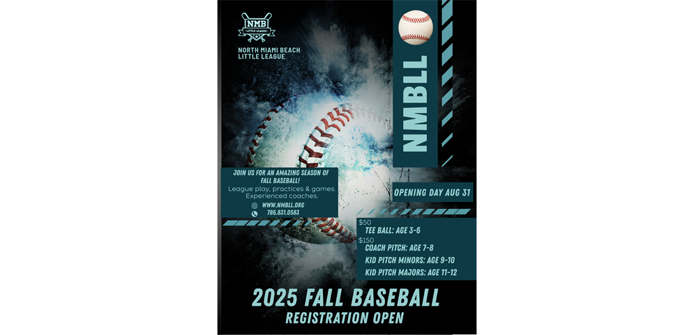 2025 Fall Baseball - Registration is Open!